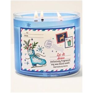 Bath & Body Works Let It Snow 3 Wick Candle